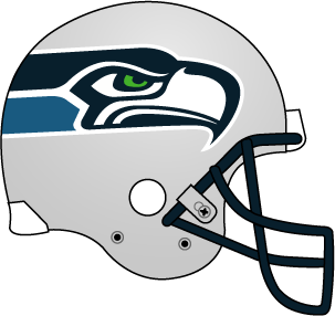 Seattle Seahawks 2002 Unused Logo iron on paper